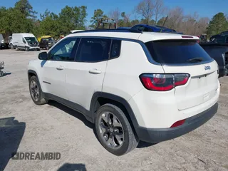 2018 Jeep Compass Limited with VIN 3C4NJCCB5JT407057, listed as a IAAI auction lot 41773636 with 92,272 mi miles and . Bid and sale history available at DreamBid. Image 3.