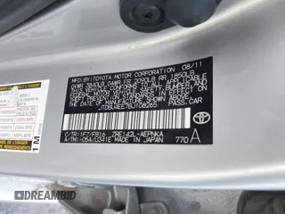 2011 Toyota Corolla L with VIN JTDBU4EE7BJ108265, listed as a IAAI auction lot 41969221 with 104,273 mi miles. Bid and sale history available at carsss.com. Image 9.