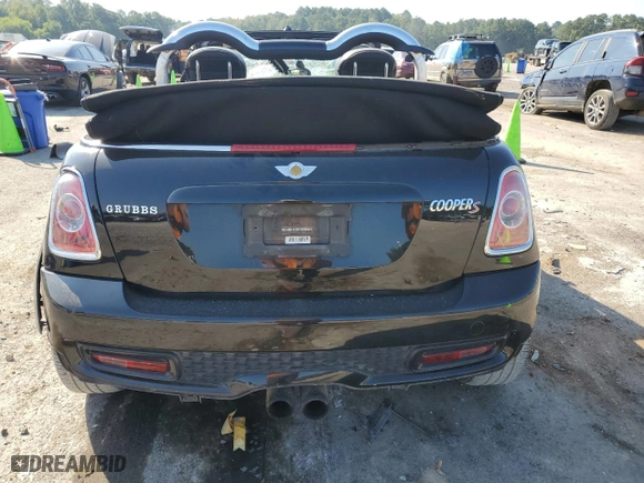 2012 MINI Cooper Convertible S with VIN WMWZP3C54CT296796, listed as a Copart auction lot 72209604 with 90,864 mi miles and Salvage Title. Bid and sale history available at carsss.com. Image 6.