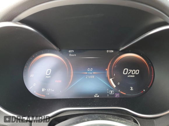 2022 Mercedes-Benz C 300 with VIN W1KWK8DB4NG115638, listed as a Copart auction lot 89098145 with 21,688 mi miles and Clean Title. Bid and sale history available at DreamBid. Image 9.