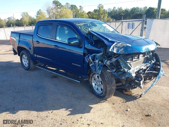2019 Chevrolet Colorado 4WD Work Truck with VIN 1GCGTBEN8K1290863, listed as a IAAI auction lot 40818511 with 54,525 mi miles. Bid and sale history available at carsss.com. Image 1.