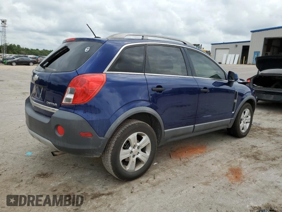 2013 Chevrolet Captiva Sport LS with VIN 3GNAL2EK3DS572915, listed as a Copart auction lot 59856664 with 82,311 mi miles and Salvage Title. Bid and sale history available at DreamBid. Image 3.