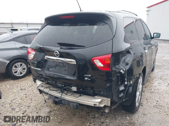 2018 Nissan Pathfinder SV z VIN 5N1DR2MM9JC666172, wystawiony jako IAAI lot #41953737 z przebiegiem 100 414 mil mil oraz . Historia ofert i sprzedaży dostępna na DreamBid. Obrazek 4.