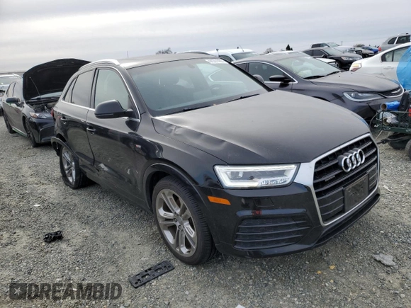 2017 Audi Q3 Prestige with VIN WA1GCCFS4HR016879, listed as a Copart auction lot 44361465 with 48,988 mi miles and Salvage Title. Bid and sale history available at carsss.com. Image 4.