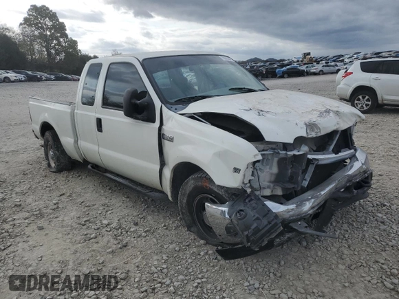 2002 Ford F-250 XL with VIN 1FTNX20L42EB96327, listed as a Copart auction lot 79085684 with 294,625 mi miles and Salvage title. Bid and sale history available at DreamBid. Image 4.