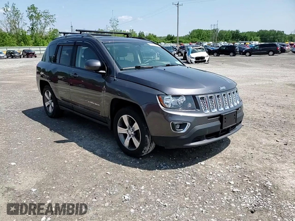 2017 Jeep Compass High Altitude with VIN 1C4NJDEB7HD177122, listed as a Copart auction lot 60293295 with 115,564 mi miles and Salvage title. Bid and sale history available at DreamBid. Image 14.