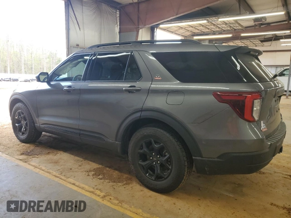2023 Ford Explorer Timberline z VIN 1FMSK8JH9PGA94186, wystawiony jako Copart lot #51997115 z przebiegiem 18 054 mil mil oraz Szkoda całkowita • Salvage title. Historia ofert i sprzedaży dostępna na DreamBid. Obrazek 2.