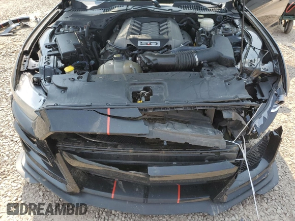 2016 Ford Mustang GT with VIN 1FA6P8CFXG5326279, listed as a Copart auction lot 59100565 with 52,972 mi miles and Salvage title. Bid and sale history available at DreamBid. Image 11.