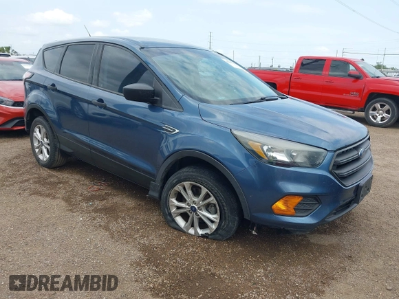2018 Ford Escape S with VIN 1FMCU0F77JUA91134, listed as a IAAI auction lot 42095708 with 104,430 mi miles and . Bid and sale history available at DreamBid. Image 1.