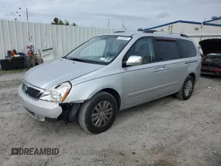 2012 Kia Sedona LX with VIN KNDMG4C79C6496785, listed as a Copart auction lot 73310344 with 130,243 mi miles and Salvage Title. Bid and sale history available at carsss.com. Image 1.
