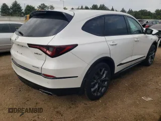 2023 Acura MDX w/A-Spec Package with VIN 5J8YE1H04PL029378, listed as a Copart auction lot 64363474 with 30,624 mi miles and Salvage Title. Bid and sale history available at carsss.com. Image 3.