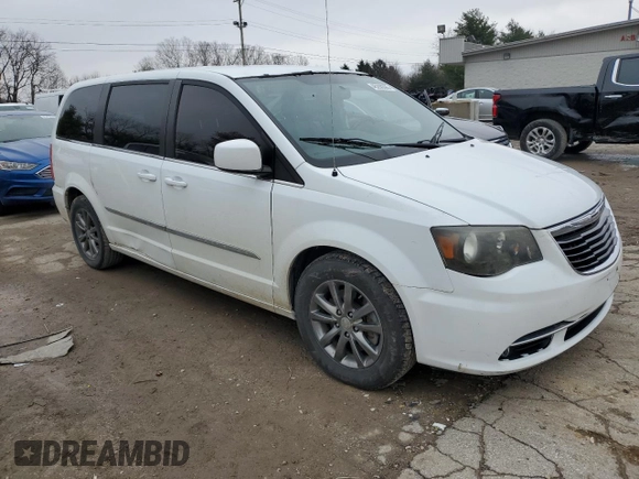2014 Chrysler Town & Country S with VIN 2C4RC1HG6ER464347, listed as a Copart auction lot 45299395 with 126,297 mi miles and Salvage Title. Bid and sale history available at carsss.com. Image 4.