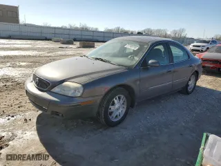 2005 Mercury Sable LS with VIN 1MEFM55S45A617102, listed as a Copart auction lot 41788115 with 131,668 mi miles and Salvage Title. Bid and sale history available at carsss.com. Image 1.