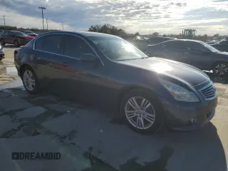 2011 Infiniti G25 Journey with VIN JN1DV6AP6BM830689, listed as a Copart auction lot 81357464 with 196,670 mi miles and Salvage Title. Bid and sale history available at DreamBid. Image 4.