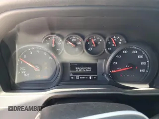 2021 Chevrolet Silverado 1500 Custom with VIN 1GCPYBEK6MZ231063, listed as a Copart auction lot 52195745 with 53,497 mi miles and Salvage Title. Bid and sale history available at DreamBid. Image 9.