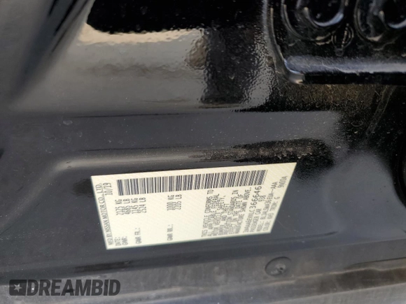 2020 Nissan Maxima SR with VIN 1N4AA6EVXLC366646, listed as a Copart auction lot 44740745 with 104,100 mi miles and Salvage Title. Bid and sale history available at DreamBid. Image 13.