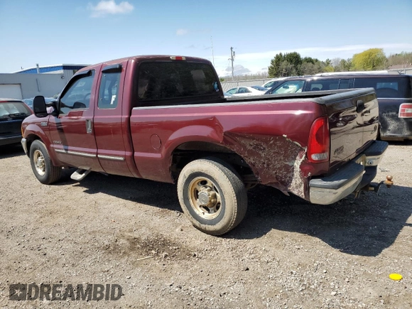 2000 Ford F-250 XL with VIN 1FTNX20F5YED86494, listed as a Copart auction lot 54193495 with 551,488 mi miles and Salvage title. Bid and sale history available at DreamBid. Image 2.