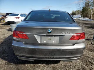 2008 BMW 7 Series 750Li с VIN WBAHN83568DT84734, выставлен на аукционе Copart как лот 51535865 с пробегом Не указан миль и Списание • Salvage title. История ставок и продаж доступна на DreamBid. Изображение 6.