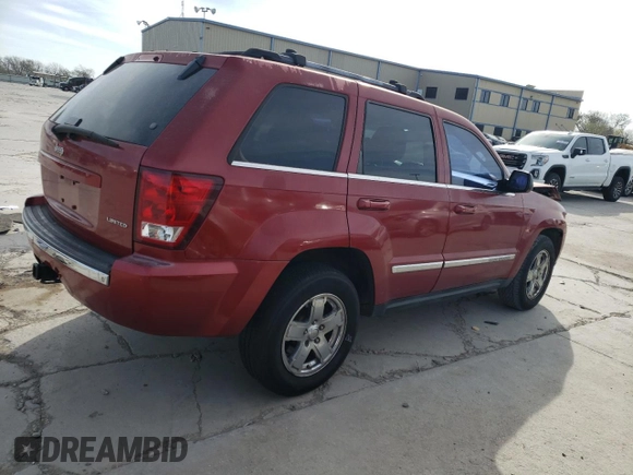 2006 Jeep Grand Cherokee Limited with VIN 1J4HS58N96C103641, listed as a Copart auction lot 49446385 with 169,335 mi miles and Salvage title. Bid and sale history available at DreamBid. Image 3.