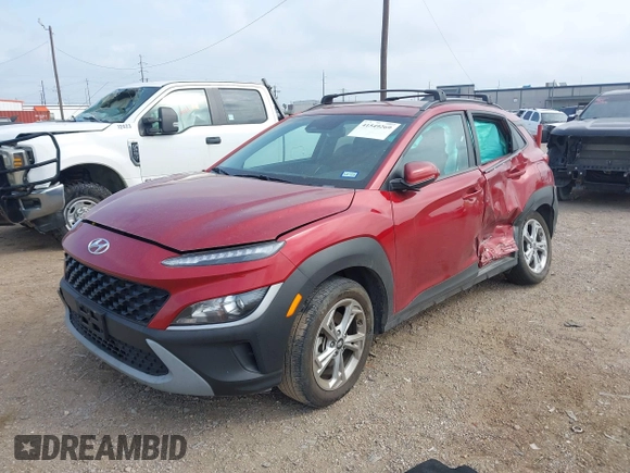 2023 Hyundai Kona SEL with VIN KM8K6CAB1PU061462, listed as a IAAI auction lot 41549269 with 32,599 mi miles. Bid and sale history available at carsss.com. Image 17.