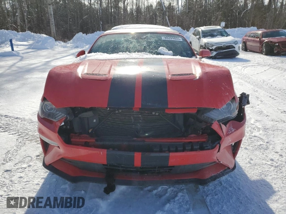 2023 Ford Mustang EcoBoost with VIN 1FATP8UHXP5112072, listed as a Copart auction lot 88209805 with 56,375 mi miles and Salvage title. Bid and sale history available at DreamBid. Image 5.