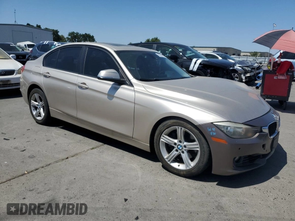 2013 BMW 3 Series 328i with VIN WBA3A5C5XDF603603, listed as a Copart auction lot 62201485 with 153,312 mi miles and Salvage title. Bid and sale history available at DreamBid. Image 4.