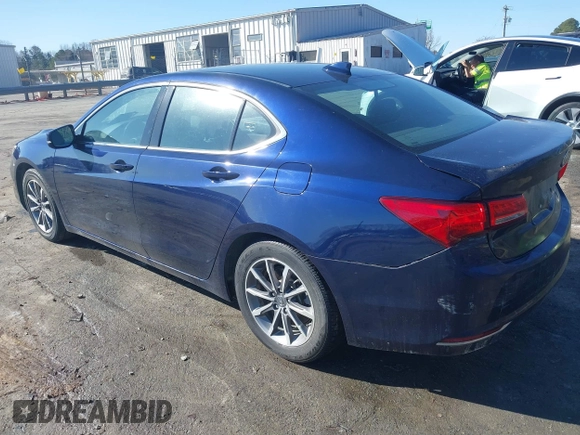 2020 Acura TLX with VIN 19UUB1F33LA001999, listed as a IAAI auction lot 41526456 with 86,855 mi miles. Bid and sale history available at carsss.com. Image 3.