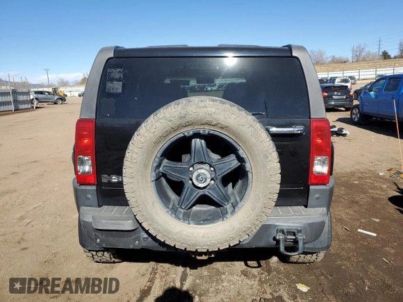 2008 Hummer H3 SUV with VIN 5GTEN13E688151175, listed as a Copart auction lot 44195955 with 134,661 mi miles and Clean Title. Bid and sale history available at carsss.com. Image 6.
