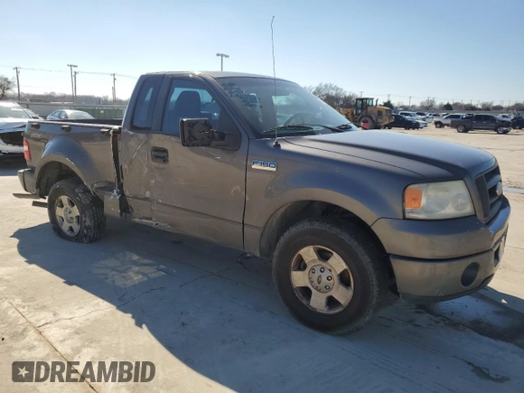 2007 Ford F-150 STX with VIN 1FTRF02237KB73899, listed as a Copart auction lot 43435895 with 324,578 mi miles and Salvage Title. Bid and sale history available at carsss.com. Image 4.