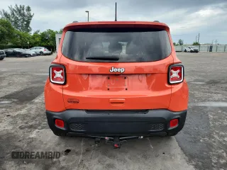 2021 Jeep Renegade Latitude with VIN ZACNJCBB2MPM82566, listed as a Copart auction lot 61847525 with 28,741 mi miles and Salvage title. Bid and sale history available at DreamBid. Image 6.