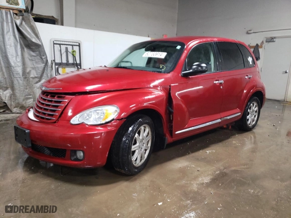 2010 Chrysler PT Cruiser Classic with VIN 3A4GY5F91AT131463, listed as a Copart auction lot 80733914 with 132,229 mi miles and Salvage Title. Bid and sale history available at carsss.com. Image 1.