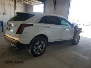 2020 Cadillac XT5 Premium Luxury FWD with VIN 1GYKNCRS9LZ235779, listed as a Copart auction lot 47775965 with 59,501 mi miles and Salvage Title. Bid and sale history available at carsss.com. Image 3.