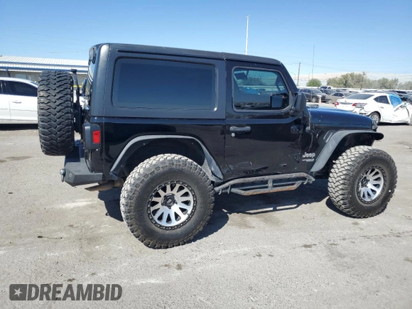 2018 Jeep Wrangler Sport with VIN 1C4GJXAG0JW213206, listed as a Copart auction lot 73032464 with 42,735 mi miles and Salvage Title. Bid and sale history available at DreamBid. Image 3.