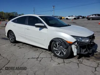 2018 Honda Civic EX with VIN 2HGFC2F74JH552276, listed as a Copart auction lot 52356985 with 64,650 mi miles and Salvage Title. Bid and sale history available at DreamBid. Image 4.