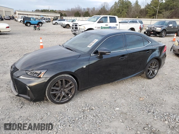 2020 Lexus IS with VIN JTHGZ1B22L5035282, listed as a Copart auction lot 86018674 with 46,128 mi miles and Non Repairable. Bid and sale history available at carsss.com. Image 1.
