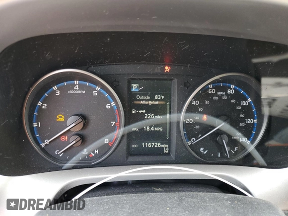 2017 Toyota RAV4 LE with VIN JTMBFREV8HJ706171, listed as a Copart auction lot 51704125 with 116,726 mi miles and Salvage Title. Bid and sale history available at carsss.com. Image 9.