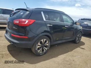 2012 Kia Sportage SX with VIN KNDPC3A60C7176018, listed as a Copart auction lot 57940525 with 201,932 mi miles and Salvage title. Bid and sale history available at DreamBid. Image 3.