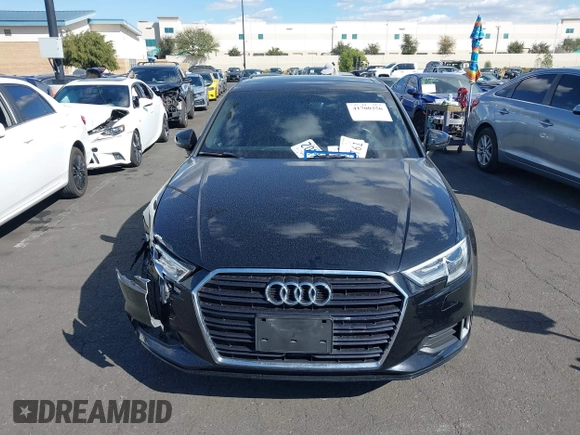 2018 Audi A3 Sedan Premium with VIN WAUAUGFF8J1041935, listed as a IAAI auction lot 41700356 with 44,611 mi miles. Bid and sale history available at carsss.com. Image 12.