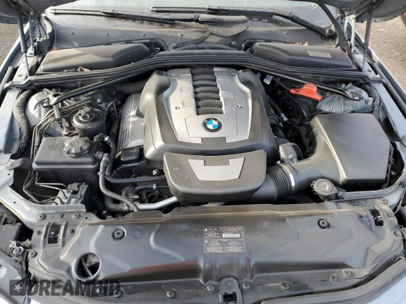 2006 BMW 5 Series 550i with VIN WBANB53586CP02981, listed as a Copart auction lot 84903254 with 124,132 mi miles and Salvage Title. Bid and sale history available at DreamBid. Image 11.