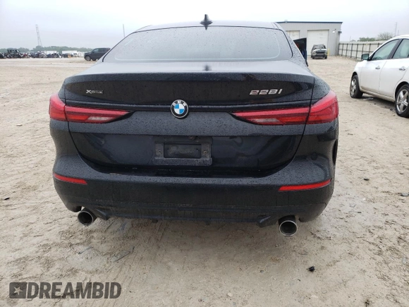 2020 BMW 2 Series 228i xDrive with VIN WBA73AK07L7F59257, listed as a Copart auction lot 45418683 with 22,050 mi miles. Bid and sale history available at carsss.com. Image 6.