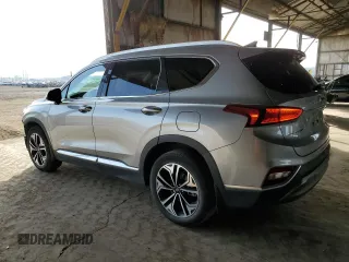 2020 Hyundai Santa Fe SEL with VIN 5NMS3CAA2LH245556, listed as a Copart auction lot 43567925 with 44,670 mi miles and Salvage Title. Bid and sale history available at carsss.com. Image 2.