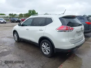 2015 Nissan Rogue S with VIN KNMAT2MT9FP527207, listed as a IAAI auction lot 41927365 with 139,876 mi miles and . Bid and sale history available at DreamBid. Image 3.