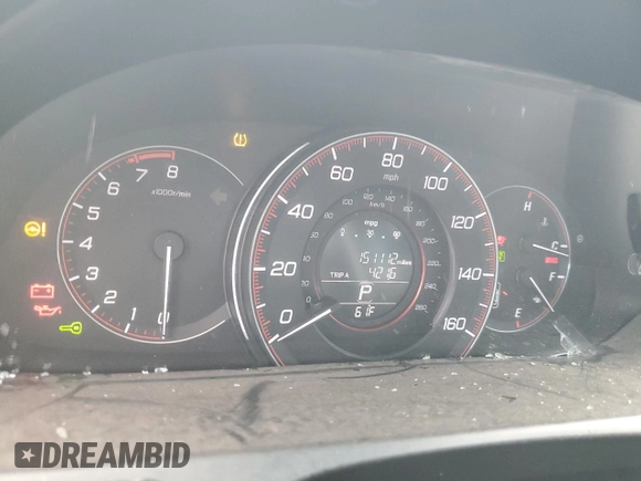 2013 Honda Accord Sport with VIN 1HGCR2F5XDA216408, listed as a Copart auction lot 54956235 with 151,112 mi miles and Salvage Title. Bid and sale history available at DreamBid. Image 9.