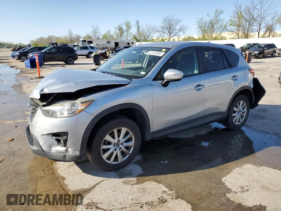 2016 Mazda CX-5 Touring with VIN JM3KE2CY8G0614335, listed as a Copart auction lot 52124465 with 218,320 mi miles and Salvage Title. Bid and sale history available at carsss.com. Image 1.