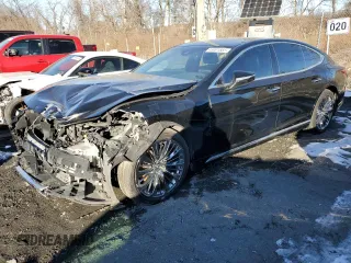 2021 Lexus LS with VIN JTHD51FF1M5014484, listed as a Copart auction lot 51123585 with 37,007 mi miles and Salvage Title. Bid and sale history available at carsss.com. Image 1.