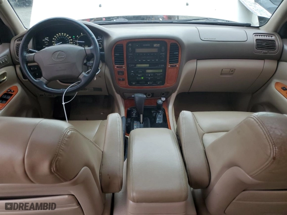 1999 Lexus LX 470 Luxury SUV with VIN JT6HT00WXX0064675, listed as a Copart auction lot 81227224 with NaN miles and Salvage Title. Bid and sale history available at carsss.com. Image 8.