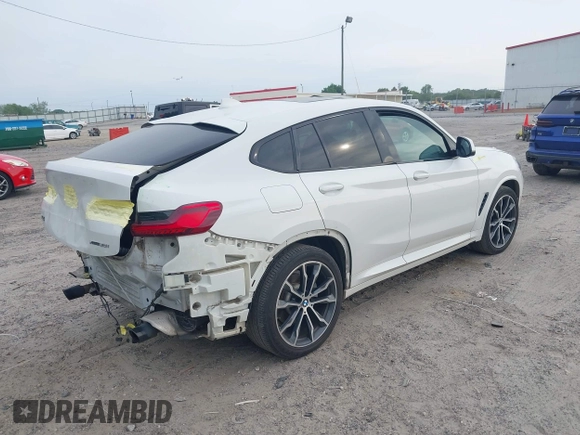 2019 BMW X4 xDrive30i with VIN 5UXUJ3C52KLG54945, listed as a IAAI auction lot 42083434 with 153,956 mi miles and . Bid and sale history available at DreamBid. Image 4.