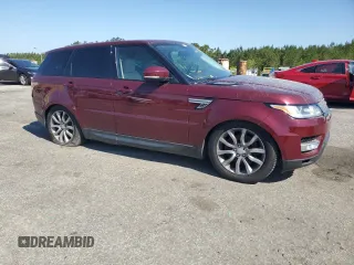 2016 Land Rover Range Rover Sport V6 HSE with VIN SALWR2VF6GA548395, listed as a Copart auction lot 52737375 with 0 mi miles and Clean Title. Bid and sale history available at carsss.com. Image 4.
