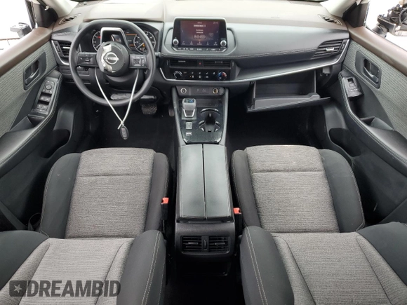 2022 Nissan Rogue S with VIN 5N1BT3AA7NC700589, listed as a Copart auction lot 46452245 with 39,403 mi miles and Salvage title. Bid and sale history available at DreamBid. Image 8.
