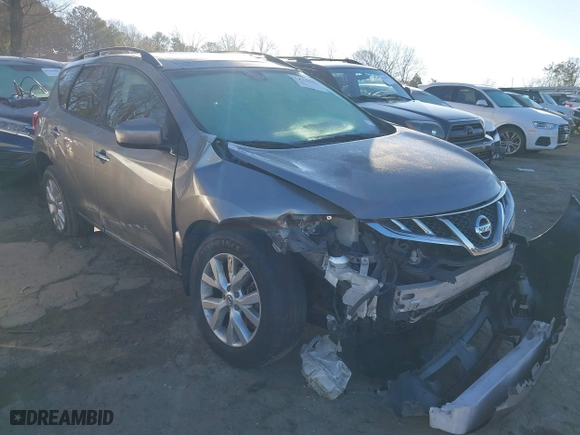2011 Nissan Murano SV with VIN JN8AZ1MW7BW154028, listed as a IAAI auction lot 41251595 with 205,097 mi miles. Bid and sale history available at carsss.com. Image 1.